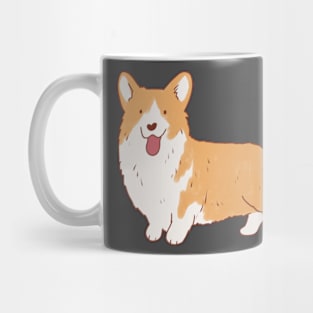 Cute corgi illustration Mug